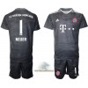 Officiële Voetbalshirt + Korte Broek Doelman FC Bayern München Manuel Neuer 1 Uit 2021-22 - Kids